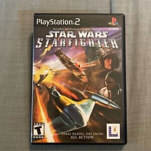 PlayStation 2 Star Wars starfighter video game